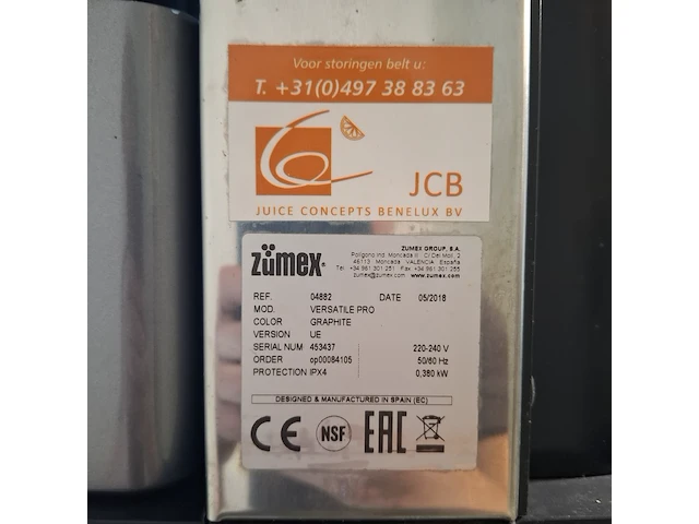 Citruspers, zumex, versatile pro, 2018 - afbeelding 11 van  22