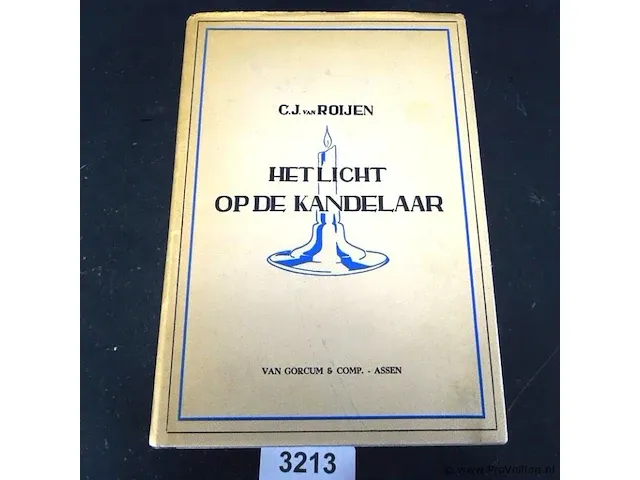 C.j. van roijen. het licht op de kandelaar - afbeelding 1 van  5