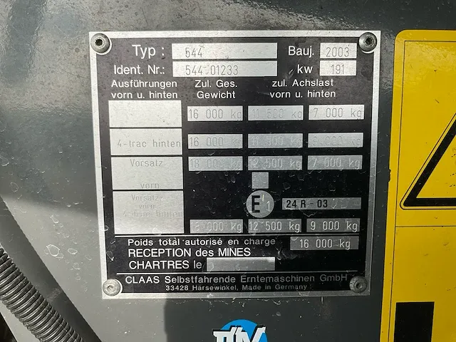Claas - lexion 440 evolution - maaidorser - afbeelding 49 van  54