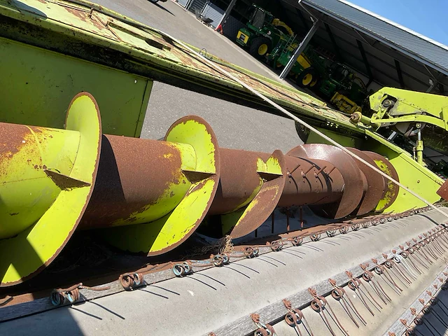 Claas maaibord met r.a.b super 370 graszaad opraapdoek - afbeelding 2 van  12