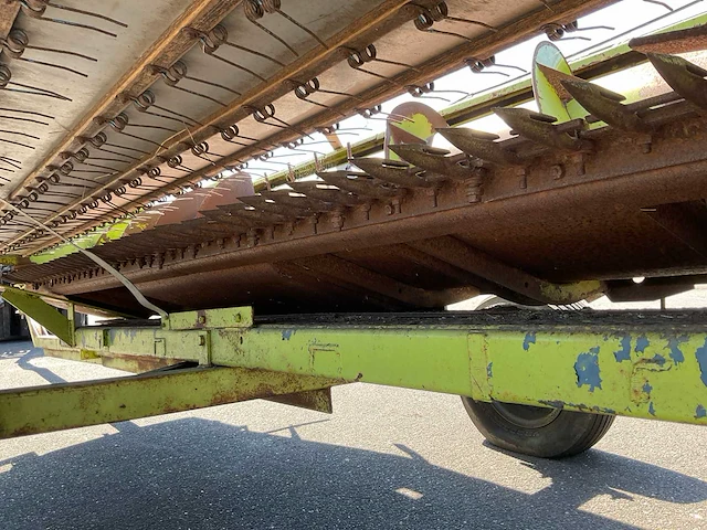 Claas maaibord met r.a.b super 370 graszaad opraapdoek - afbeelding 3 van  12