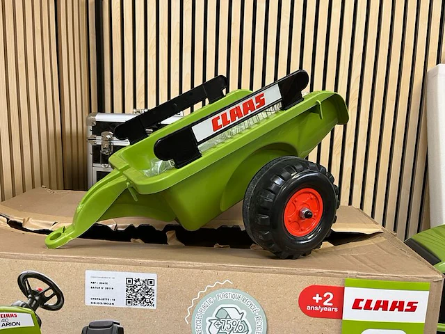 Claas traptractor met aanhanger falk - afbeelding 4 van  5