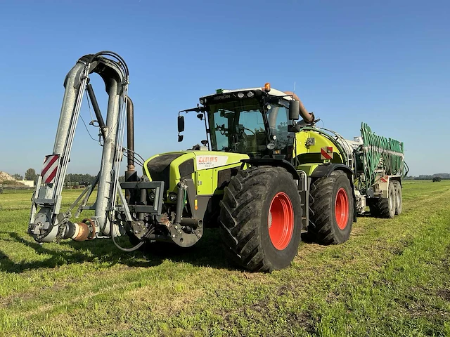 Claas xerion 3800 trac vc + garant kotte ptlx 28 bemester combinatie - afbeelding 1 van  69