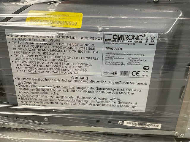 Clatronic magnetron (12x) - afbeelding 5 van  8