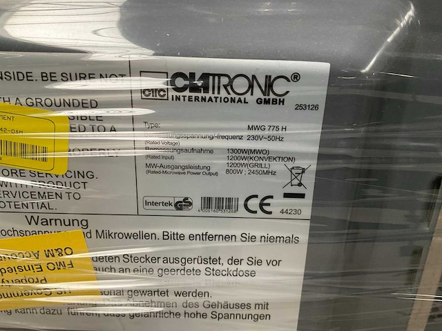 Clatronic magnetron (12x) - afbeelding 7 van  7