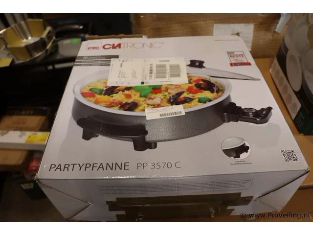 Clatronic pp 3570 c - elektrische hapjespan - afbeelding 1 van  4