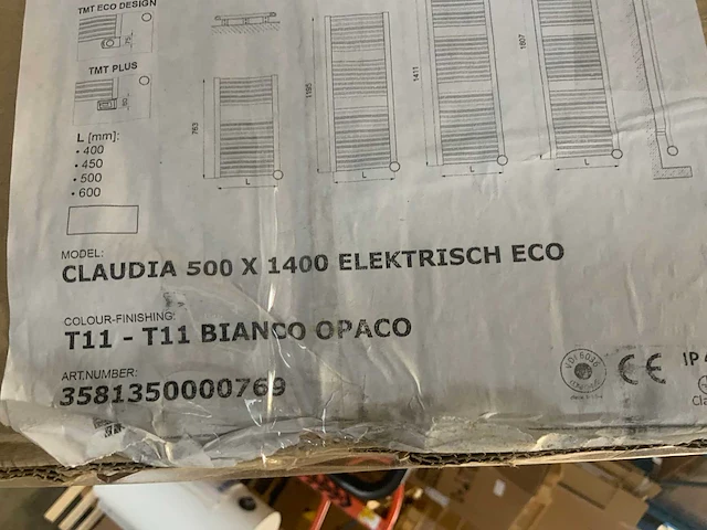 Claudia elektrische designradiator - afbeelding 2 van  2