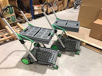 Clax - groen - winkelmandjes & karren (2x) - afbeelding 1 van  3