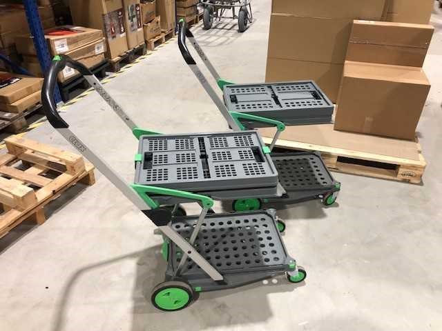 Clax - groen - winkelmandjes & karren (2x) - afbeelding 2 van  3