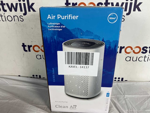 Clean air optima® ca-505 smart - intelligente hepa ionisator luchtreiniger - 360° airflow - extreem stil met sleepmode! <10db(a)! + bestway steel pro - 300 x 201 x 66 cm - opzetzwembad - afbeelding 2 van  2