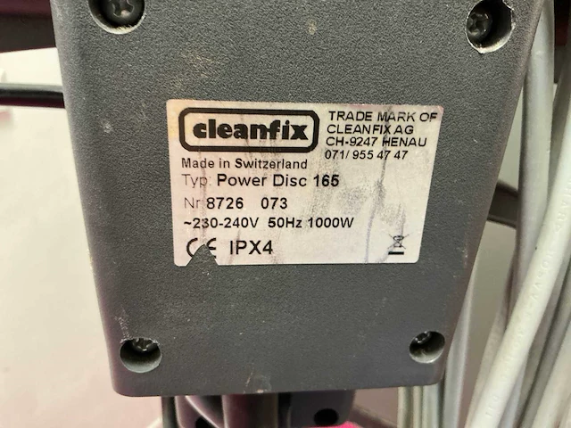 Cleanfix power disc 165 schrobmachine - afbeelding 5 van  5