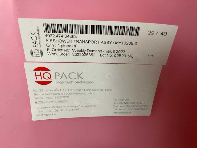 Cleanroom verpakking (9x) - afbeelding 3 van  3