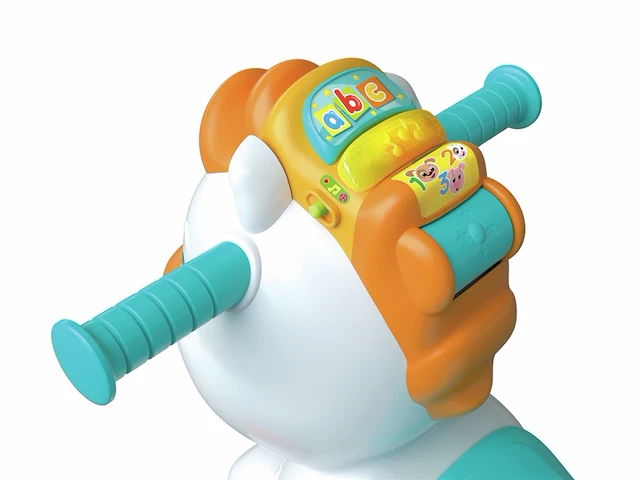 Clementoni 3-in-1 hobbelpaard speelgoed paard 12 - 36 maanden multicolour - afbeelding 3 van  4