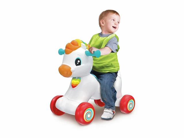Clementoni 3-in-1 hobbelpaard speelgoed paard 12 - 36 maanden multicolour - afbeelding 4 van  4