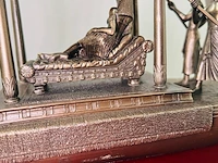 Cleopatra - egyptisch gebronseerd historische boot met slaven - afbeelding 2 van  18