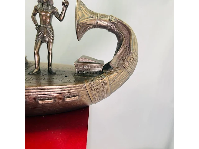Cleopatra - egyptisch gebronseerd historische boot met slaven - afbeelding 7 van  18