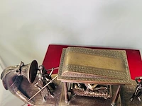 Cleopatra - egyptisch gebronseerd historische boot met slaven - afbeelding 10 van  18