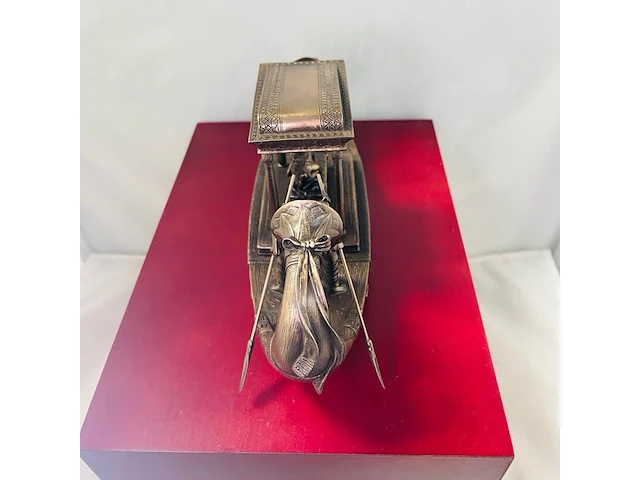 Cleopatra - egyptisch gebronseerd historische boot met slaven - afbeelding 17 van  18