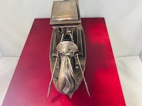 Cleopatra - egyptisch gebronseerd historische boot met slaven - afbeelding 17 van  18