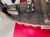 Cleopatra - egyptisch gebronseerd historische boot met slaven - afbeelding 18 van  18