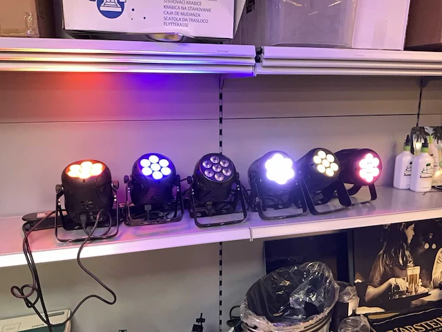 Clf lightning mini par led par-spot (6x) - afbeelding 1 van  11