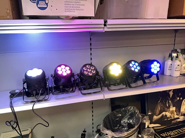 Clf lightning mini par led par-spot (6x) - afbeelding 4 van  11