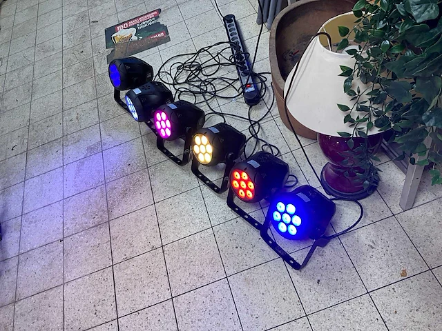 Clf lightning mini par led par-spot (6x) - afbeelding 1 van  12