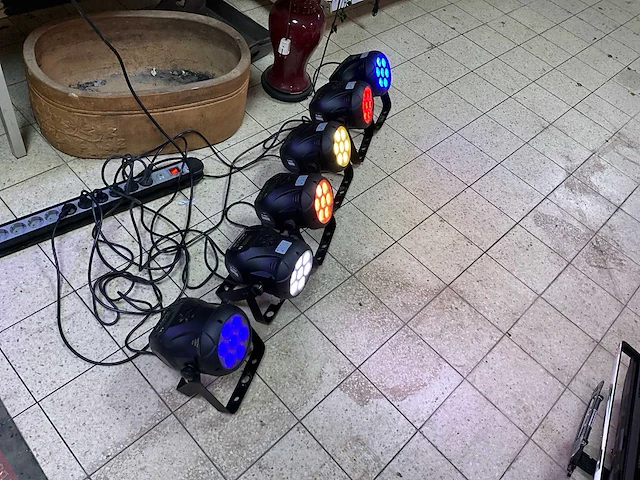 Clf lightning mini par led par-spot (6x) - afbeelding 5 van  12