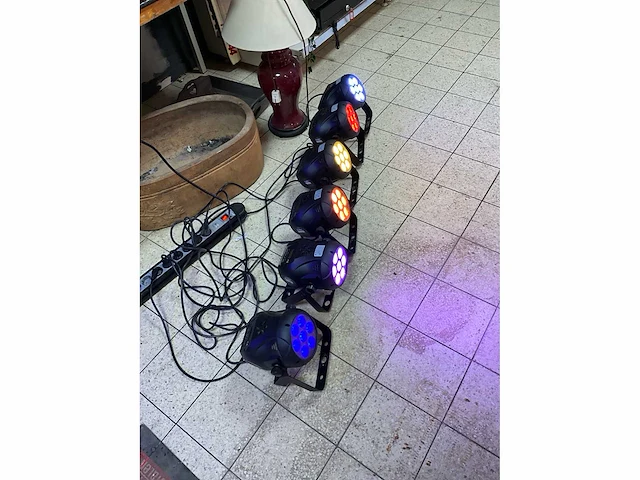 Clf lightning mini par led par-spot (6x) - afbeelding 6 van  12