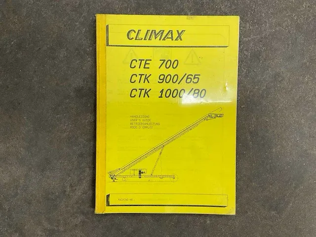 Climax ct900/65 transportband - afbeelding 9 van  17