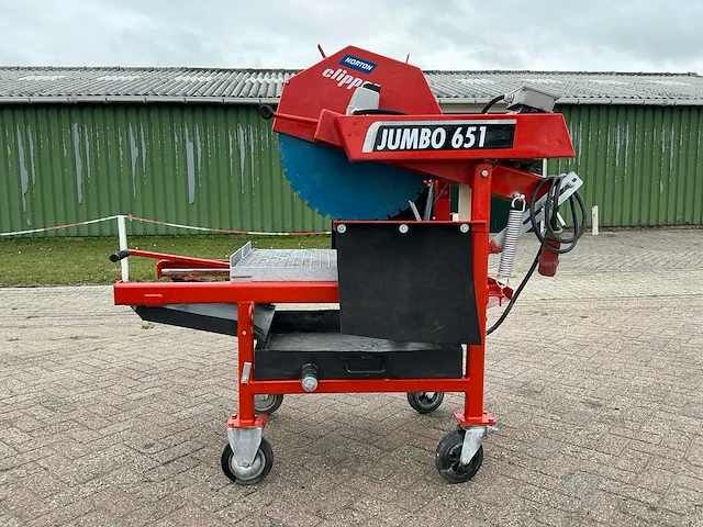 Clipper jumbo 651 tafelzaag steenzaagmachine - afbeelding 1 van  10