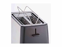 Cloer 3569 broodrooster 2 snede(n) zilver 1000 w - afbeelding 4 van  4