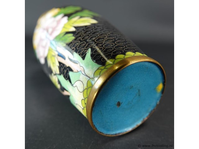 Cloisonne vaas - afbeelding 5 van  5