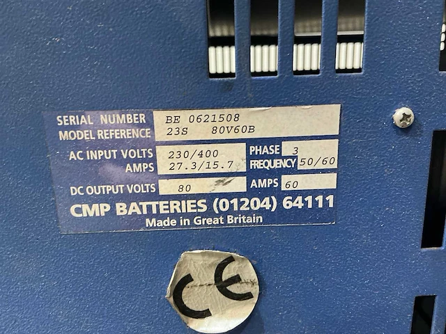 Cloride motive power acculader - afbeelding 7 van  7