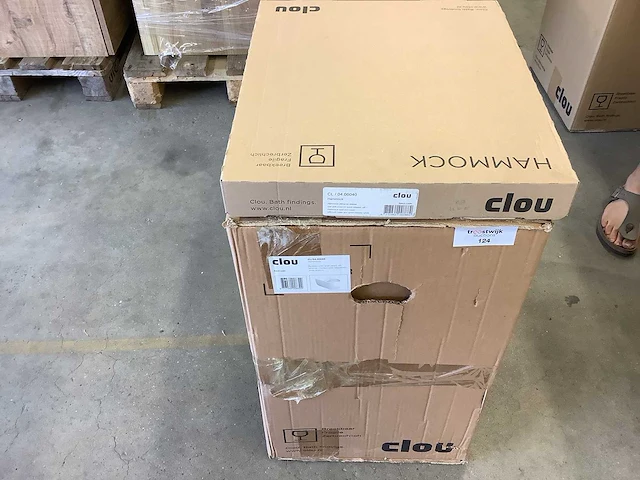 Clou - cl/04.01050 - randloze wandtoilet 37x56cm zonder spoelrand keramiek glanzend wit - afbeelding 4 van  4