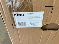 Clou - cl/04.01050 - randloze wandtoilet 37x56cm zonder spoelrand keramiek glanzend wit - afbeelding 2 van  4