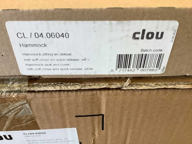 Clou - cl/04.01050 - randloze wandtoilet 37x56cm zonder spoelrand keramiek glanzend wit - afbeelding 3 van  4