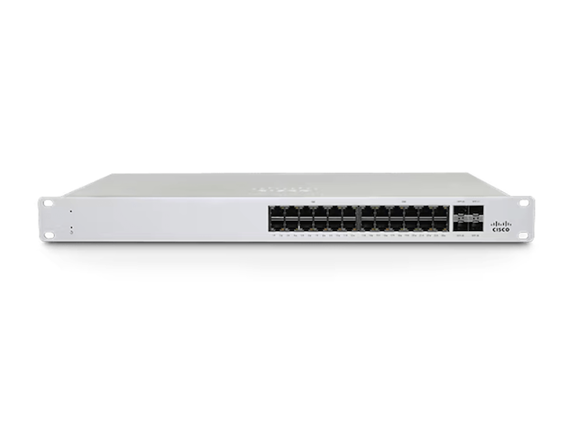 Cloud-managed netwerk switch cisco meraki, ms130-24p - afbeelding 1 van  3