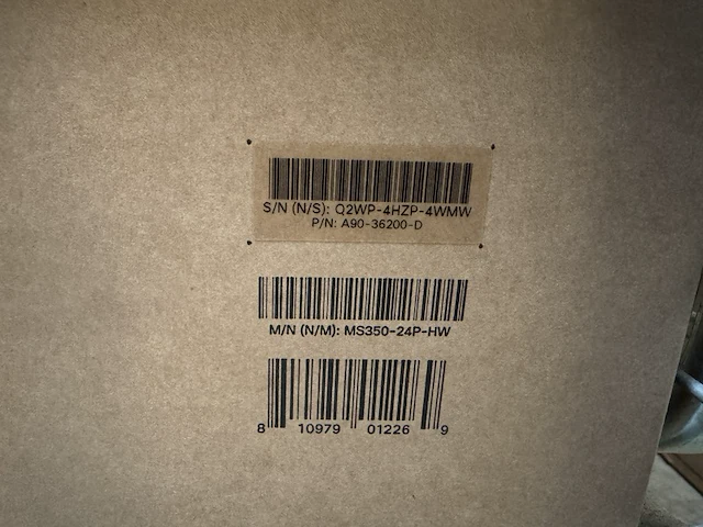 Cloud-managed stapelbare access switch cisco meraki, ms350-24p - afbeelding 3 van  4