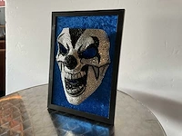 Clown mask with crystal stones - afbeelding 2 van  2
