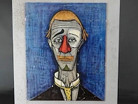Clown op plaat - afbeelding 1 van  5