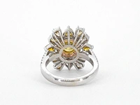 Cluster ring fancy diamant - afbeelding 5 van  15