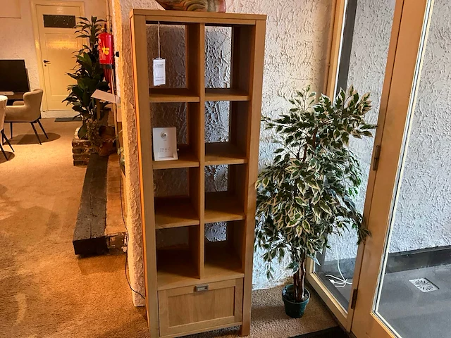 Cluy eiken boekenkast - afbeelding 1 van  5