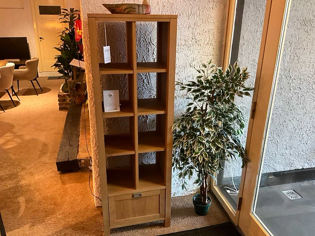 Cluy eiken boekenkast - afbeelding 2 van  5