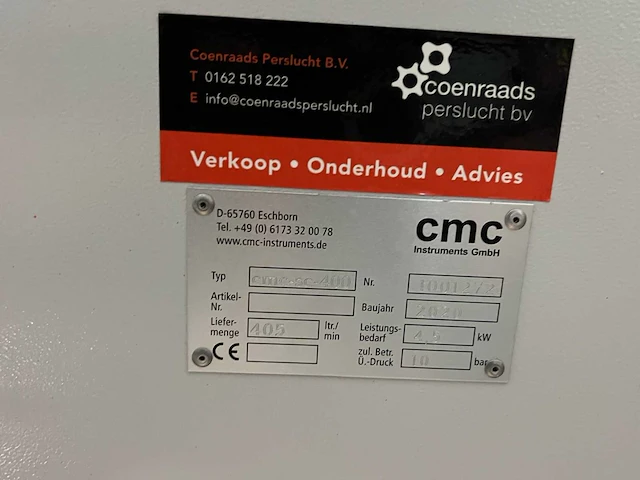 Cmc instruments gmbh - 2022 - cmc-sc-500 - compressor - afbeelding 2 van  3