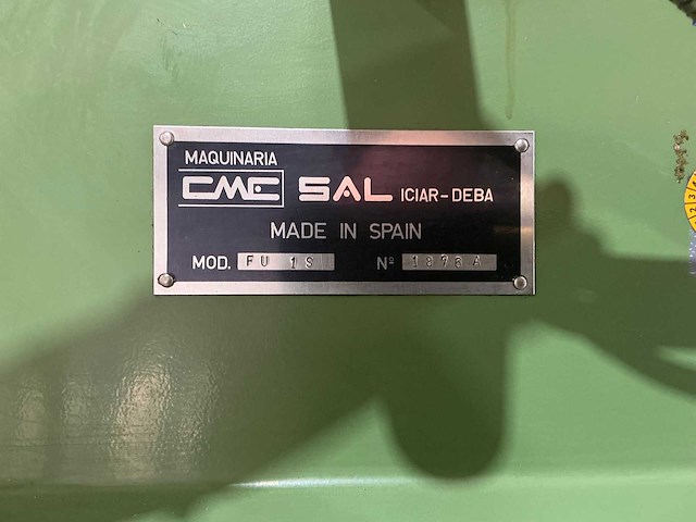 Cme - sal fu 1s - universal milling machine - afbeelding 8 van  9