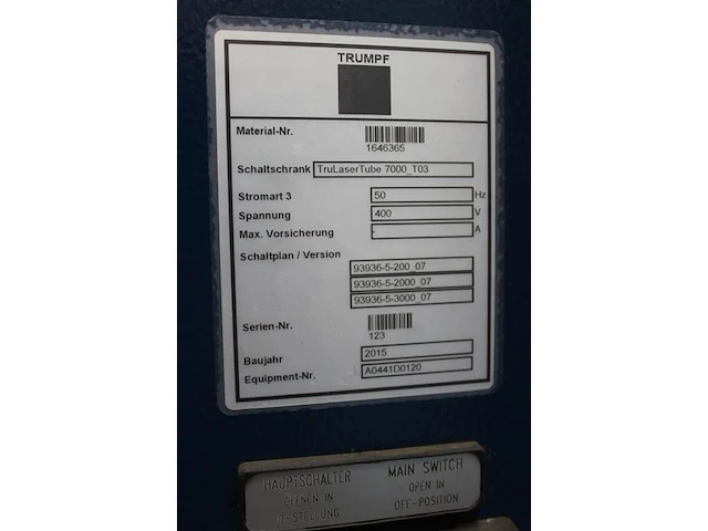 Cnc buizen-lasersnijmachine trumpf trulaser tube 7000 met lasertype t03. 3600w. machine is voorzien van aut... - afbeelding 7 van  19
