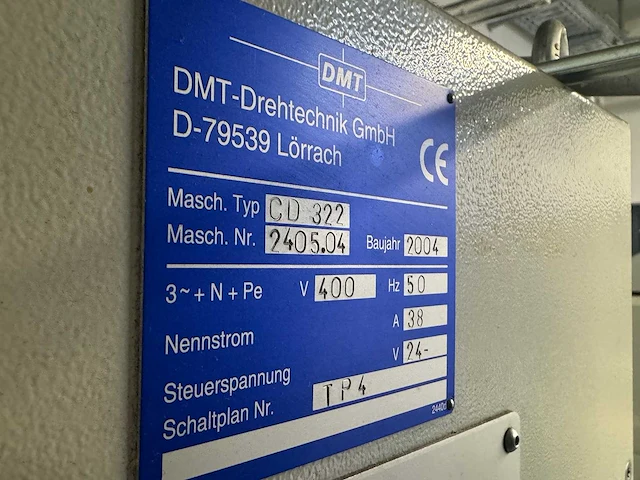 Cnc lathe dmt kern cd 322 - afbeelding 7 van  11