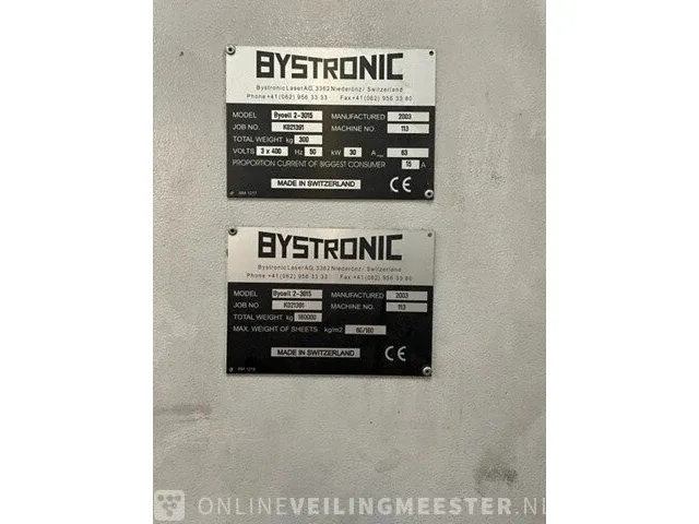 Cnc platenmagazijn bycell bystronic, twin tower, bouwjaar 2003 - afbeelding 5 van  6