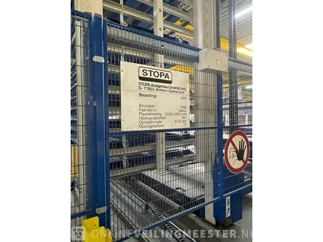Cnc platenmagazijn trumf, kopakt lager, bouwjaar 1998 - afbeelding 4 van  6